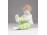 Jelzett Aquincumi porcelán kislány figura