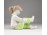 Jelzett Aquincumi porcelán kislány figura