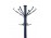 Nagyméretű fém fogas 198 cm