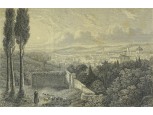 Keretezett antik Firenze látkép