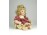 Öltöztetett porcelán baba 22 cm