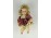 Öltöztetett porcelán baba 22 cm
