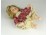 Öltöztetett porcelán baba 22 cm