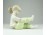 Jelzett Aquincumi porcelán kislány figura