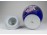 Jelzett kobaltkék porcelán urnaváza 31 cm