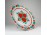 Régi festett porcelán falitányér 24 cm