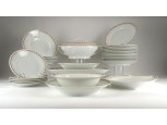 Régi osztrák Royal porcelán étkészlet 28 db