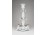 Nagyméretű rózsás porcelán gyertyatartó 24cm
