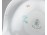 Nagyméretű rózsás porcelán gyertyatartó 24cm