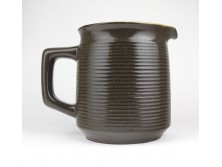Régi városlődi kerámia kancsó 14.5 cm