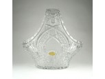 Jelzett hatalmas kristály kosár 23.5 cm