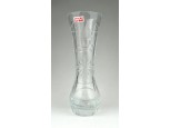 Csiszolt szálváza kristály váza 19.5 cm