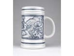 Jelezett Hollóházi porcelán söröskorsó 9.5cm