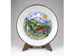 Heiligenblut porcelán dísztányér 17 cm