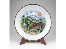 Heiligenblut porcelán dísztányér 17 cm
