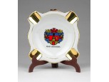 Bad Driburg aranyozott porcelán hamutál