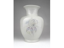 Régi virágos porcelán váza 17 cm