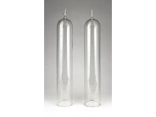 Antik laboratóriumi skálázott üveg pár 500 ml