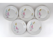 Jelzett német porcelán süteményes készlet