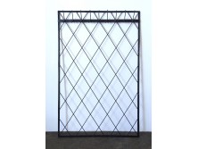 Retró design kovácsoltvas előszobafal fogas 184 x 118.5 cm