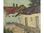 Magyar festő XX. század : Udvarbelső