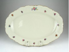 Régi német KPM porcelán pecsenyés tál 38 cm