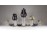Antik Bareuther Bavaria porcelán 6 személyes kávéskészlet 