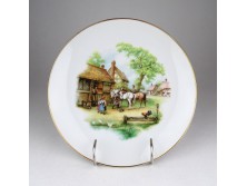 Lópatkolás porcelán dísztányér 21 cm