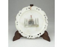 Taj Mahal gyöngyházberakásos sótányér 10 cm