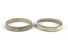 Régi art deco unisex rugós karkötő pár