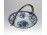 Régi keleti porcelán tál kosár 13 x 15.5 cm