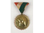 Régi jelzett Huguenin réz lövészet díj érdemérem cca 1930