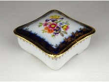 Régi német PM porcelán gyűrűtartó bonbonier