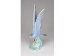 Régi jelzett Drasche porcelán sirály 14.5 cm