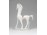 Régi kisméretű Aquincum porcelán ló 11 cm