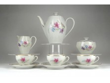 Jelzett cseh porcelán kávéskészlet