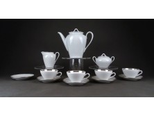 Régi aranyozott KAHLA 4 személyes porcelán kávéskészlet