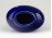 Régi aranyozott fácán díszes kobaltkék porcelán ibolyaváza 7.5 cm