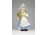 Szégyenlős flamand kislány tulipánnal porcelán figura 15 cm