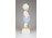 Régi orasz kék bugyogós porcelán baba figura 16 cm