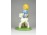 Régi kerámia kislány kiskecskével figura 11.5 cm