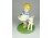 Régi kerámia kislány kiskecskével figura 11.5 cm