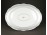 Aranyozott szélű fehér Zsolnay porcelán pecsenyés tál
