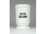 Régi Elbogen porcelán patika edény EXTR. CALAMI 1800-as évek!