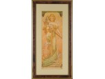 Alfons Mucha évszakok sorozat : Tavasz