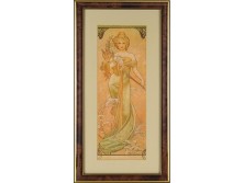 Alfons Mucha évszakok sorozat : Tavasz