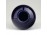 Aranyozott kobaltkék Hollóházi porcelán váza 10 cm