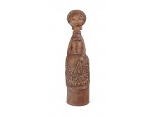 Orbán Katalin : Pártás menyecske kerámia figura 32 cm