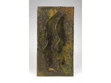 Művészi samott falidísz : Testvérek 23 x 12 cm