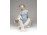 Galambot etető Drasche porcelán nő figura 18.5 CM